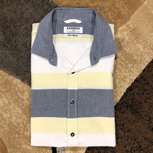 Men’s Striped Express Shirt, Size Medium